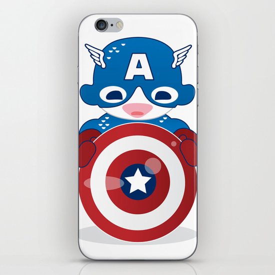 CAPTAIN AMERICA ROBOTIC iPhone & iPod Skin