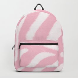 Pastel pink zebra print Backpack