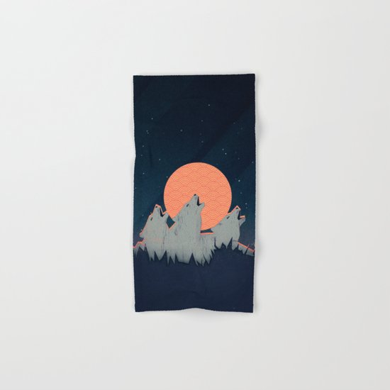 Howling Moon Hand & Bath Towel