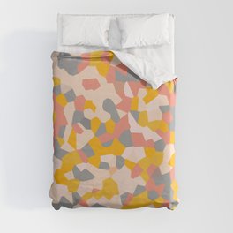 Exhale Arise Yellow Sun Pink Duvet Cover