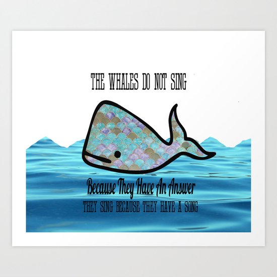 Whale Art Print