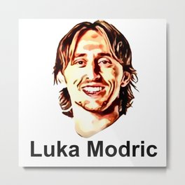 Luka Modric Metal Print | Jogadordefutebol, Graphicdesign, Modrick, Jogadormocrick, Lukamodric, Jogadormodric, Clecio, 2019, Modrik, Jogador 