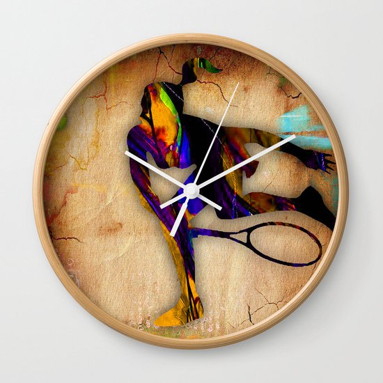 Tennis Wall Clock