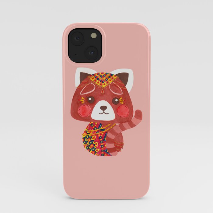 Jessica The Cute Red Panda iPhone Case