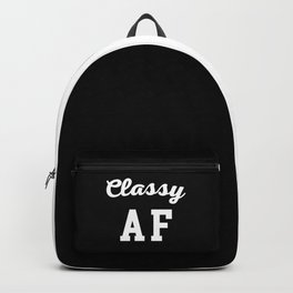 Classy AF Funny Quote Backpack