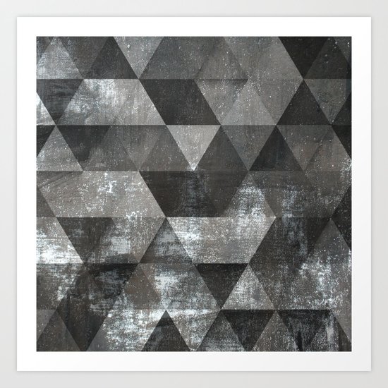 Triangles Art Print