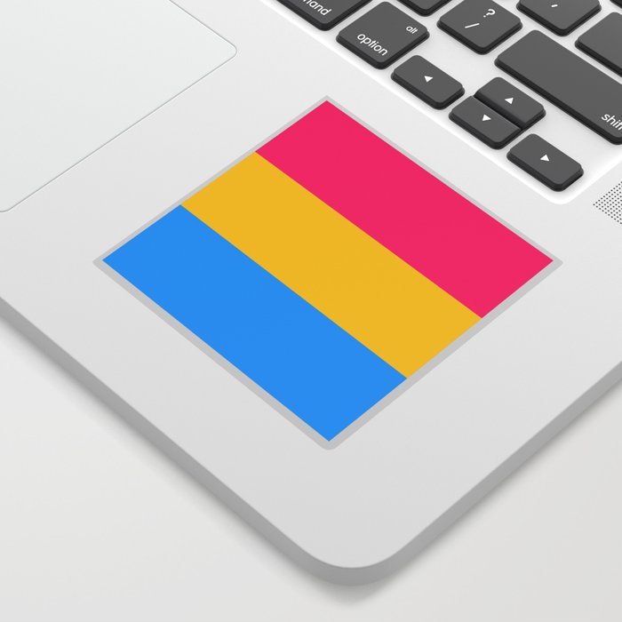 Pansexual flag colors  Sticker
