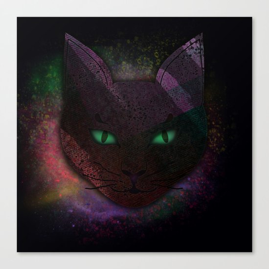 Watching Cat Canvas Print