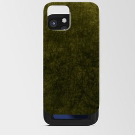 olive green velvet iPhone Card Case