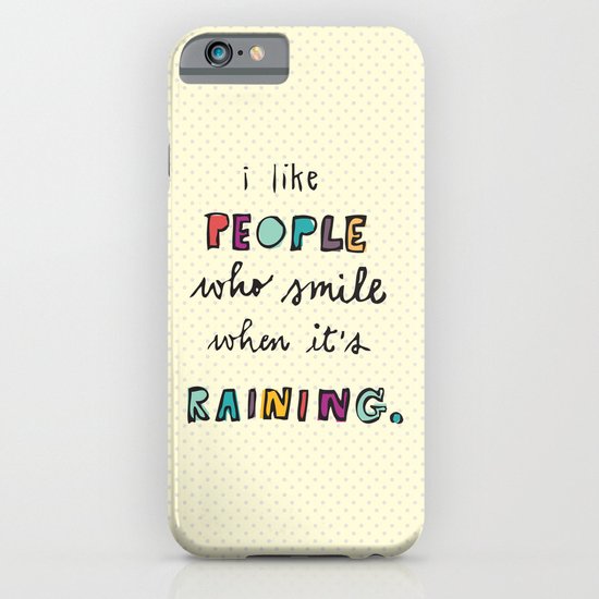when it's raining iPhone & iPod Case