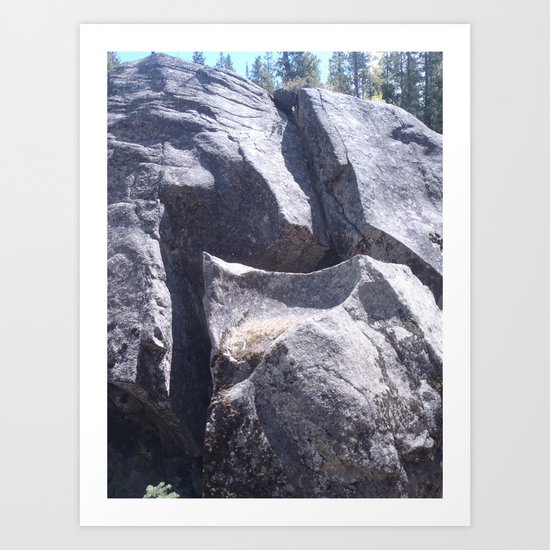 "Puzzle Rock" Art Print