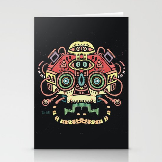 Lanceur de rêves - Alien tribe Stationery Cards