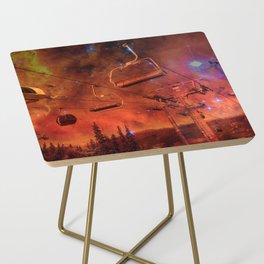 Gondolas, Chairs and Solar Flares Side Table