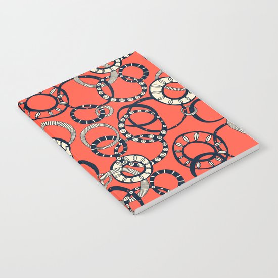 Honolulu hoopla orange Notebook