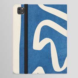 abstract minimal 31/Blue iPad Folio Case