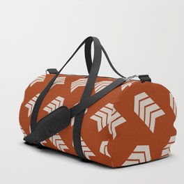 Double side arrow pattern 8 Duffle Bag