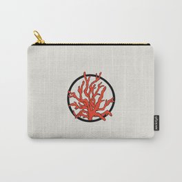 Cool Coral Carry-All Pouch