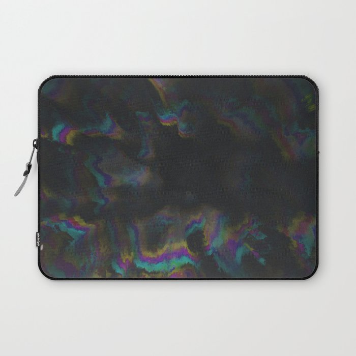 Digital glitch and distortion effect Laptop Sleeve