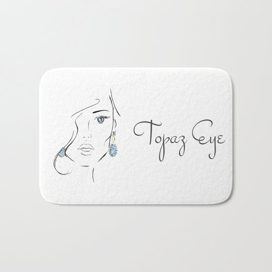 Topaz eye Bath Mat