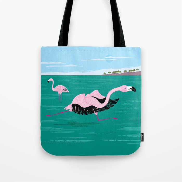 Go Flamingo Go Tote Bag