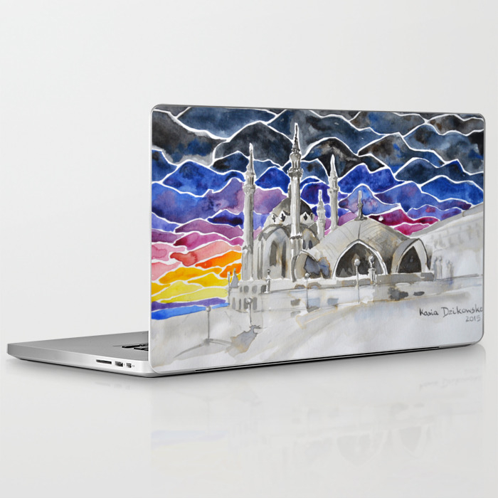 Kul Sharif Mosque Kazan Russia Laptop Ipad Skin By Kasiadzikowska Society6