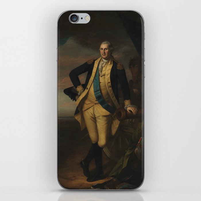 George Washington at the Battle of Princeton - Charles Wilson Peale iPhone Skin