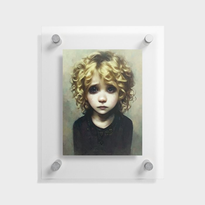 Black-eyed Child 16 Floating Acrylic Print