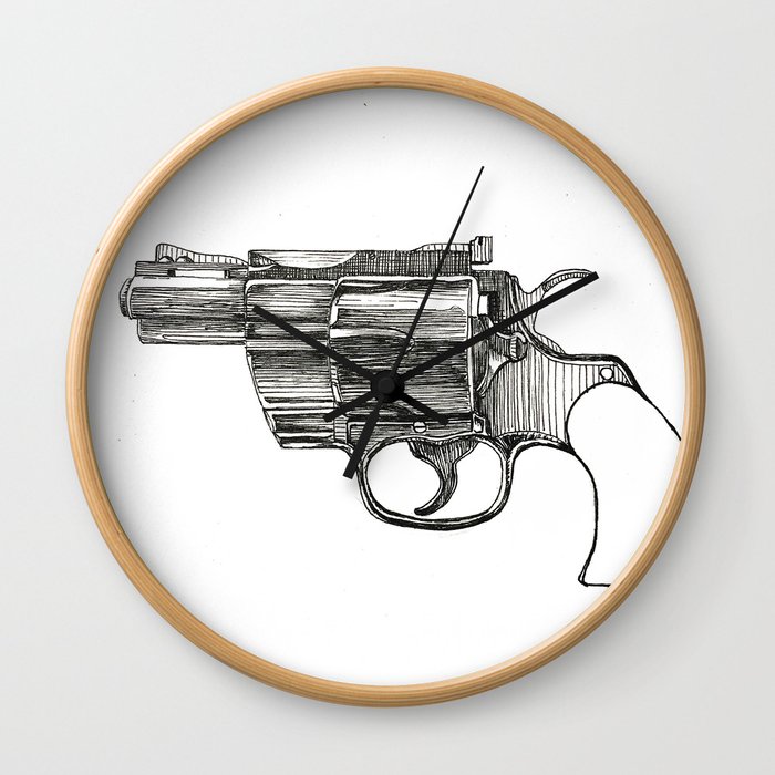 Revolver Wall Clock
