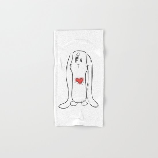 Shining heart Hand & Bath Towel