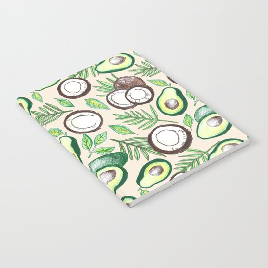 Coconuts & Avocados Notebook