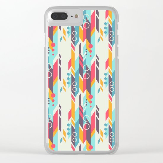 Geometri pattern Clear iPhone Case