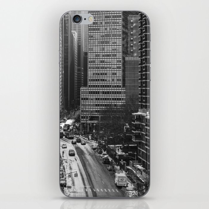 New York City | Black and White Street Views | Travel Photography iPhone Skin