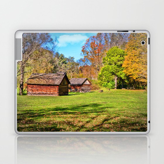 Johnson City Tennessee Cabins Laptop Ipad Skin By Marytimman