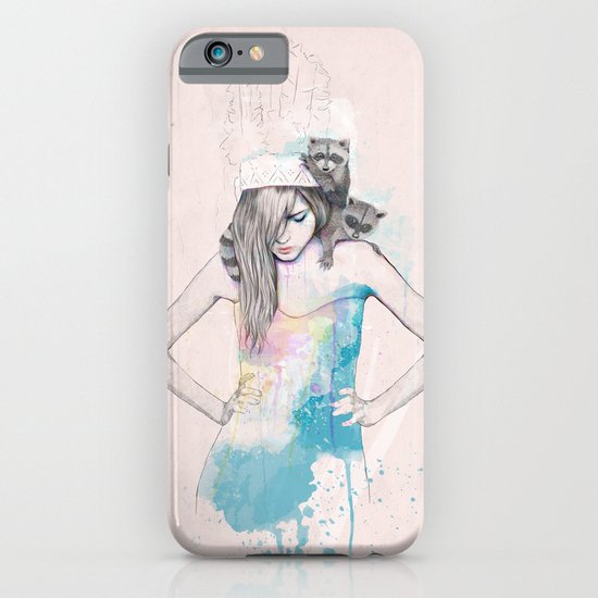 Raccoon Love iPhone & iPod Case