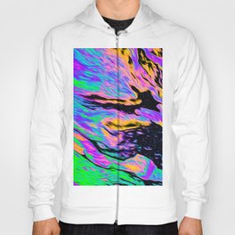 The Ethos Iridescent Space Vaporwave Marble Abstract Background Hoody