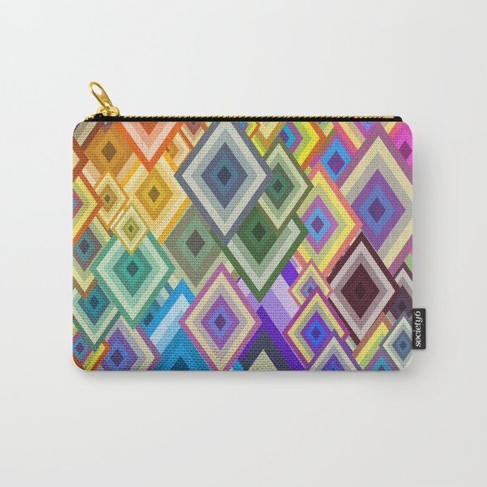 geometric colour Carry-All Pouch
