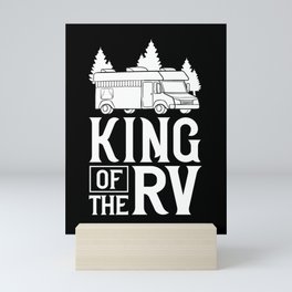 RV Camping Truck Beginner Camper Parks Van Mini Art Print