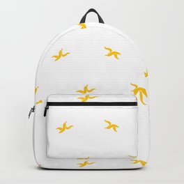 Banana Peel Pattern Backpack | Peel, Yellow, Graphicdesign, Banana, Veggie, Style, Streetwear, Urbanwear, Stylish, Slippery 