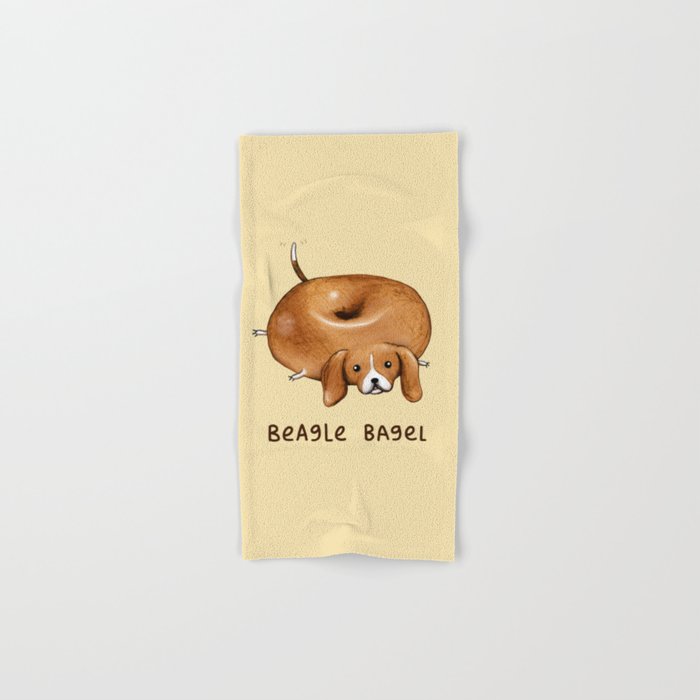 Beagle Bagel Hand & Bath Towel