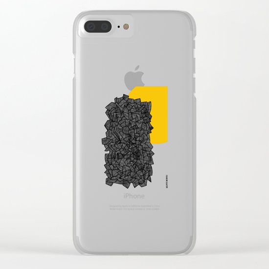 - burn - Clear iPhone Case
