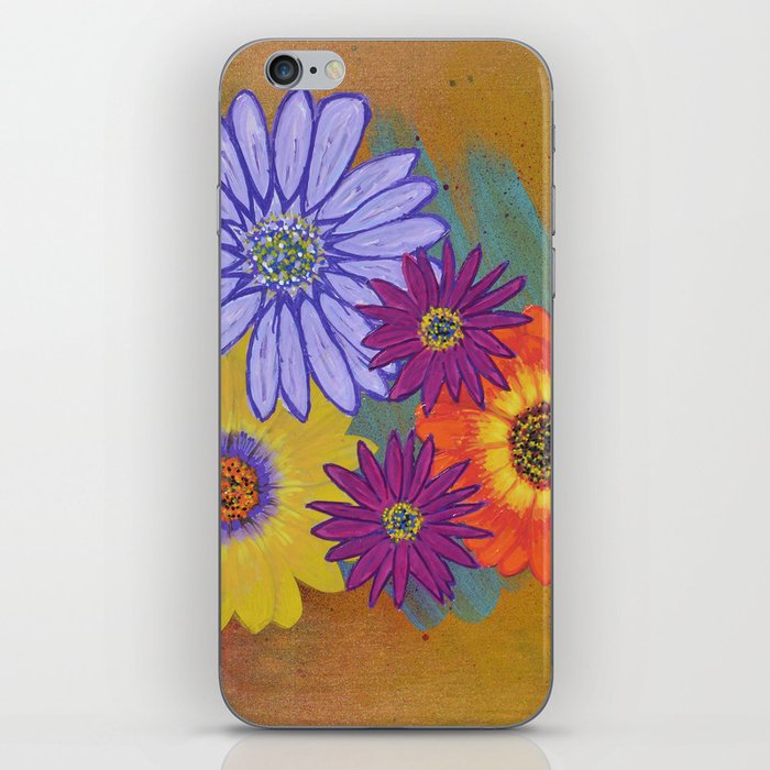 Those 60's flowers iPhone Skin