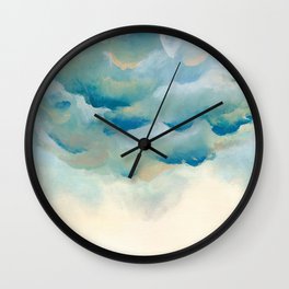 Cloudy night Wall Clock