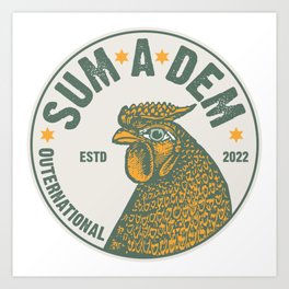 Sum-A-Dem Outernational Art Print