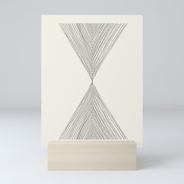 Minimalist Boho Triangles Mini Art Print