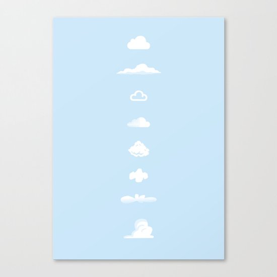 Famous Clouds Canvas Print