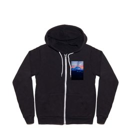 Mountains and Sunsets Zip Hoodie