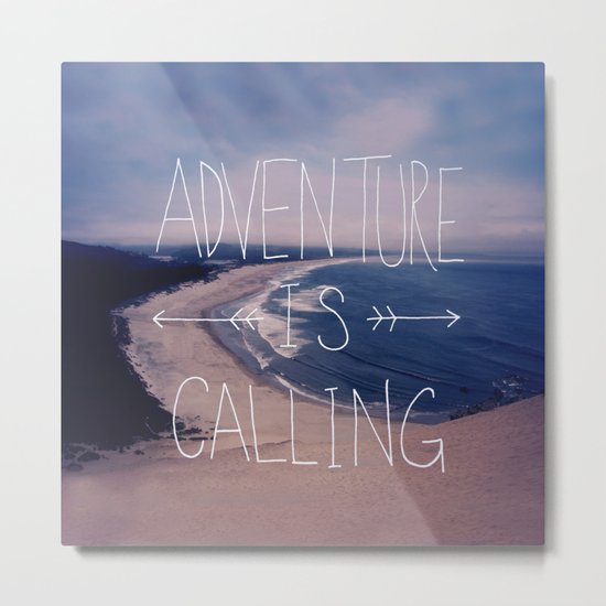 Adventure is Calling Metal Print