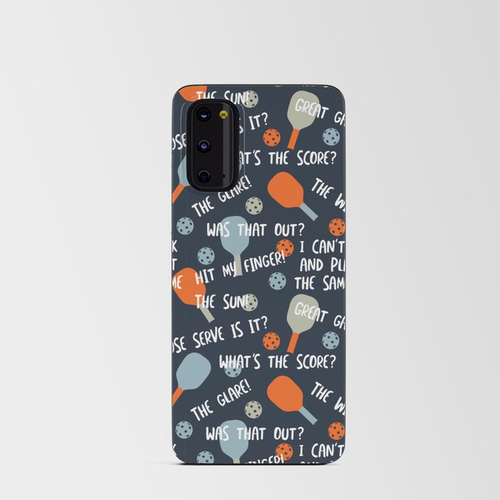 Pickleball Talk Pattern, Pickleball Excuses Android Card Case