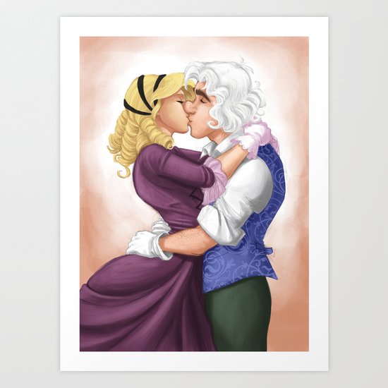 Floating on a Cloud Art Print