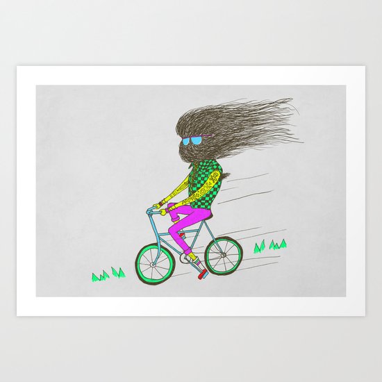 I used to ride professionally Art Print